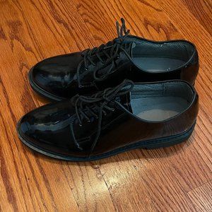 Rothco Uniform Black Gloss Oxford, Men's 11.5 Wide